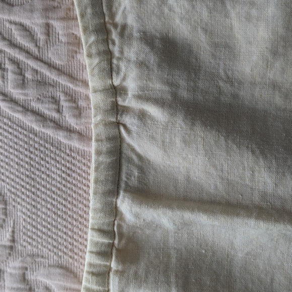 J. Jill Cream Midi A-Line Linen Skirt - Picture 5 of 5